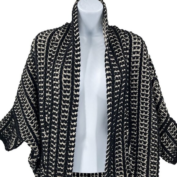 Anthropologie Moth Maija Wool Chunky Cocoon Cardigan Sweater - Picture 5 of 9